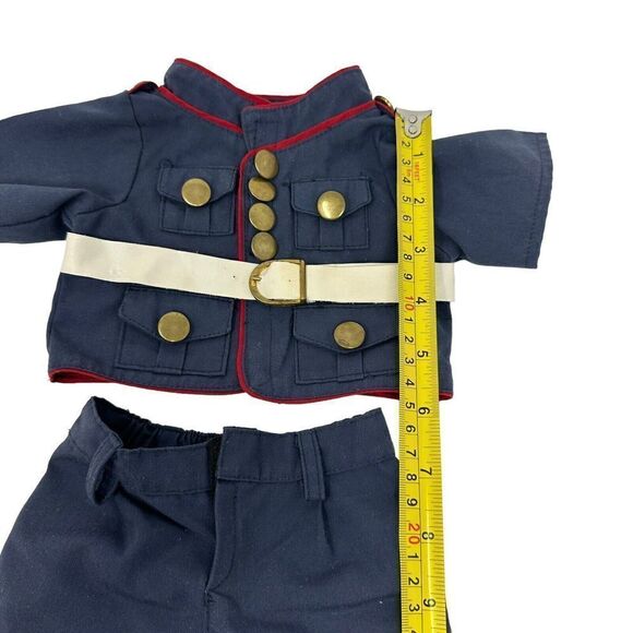 Wacky Bear Factory Military Blue Red Fits BABW Build A Bear Workshop Plush - Picture 5 of 10